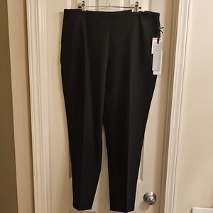 Rachel Zoe Size 14 Classic Pull-On Black Trousers